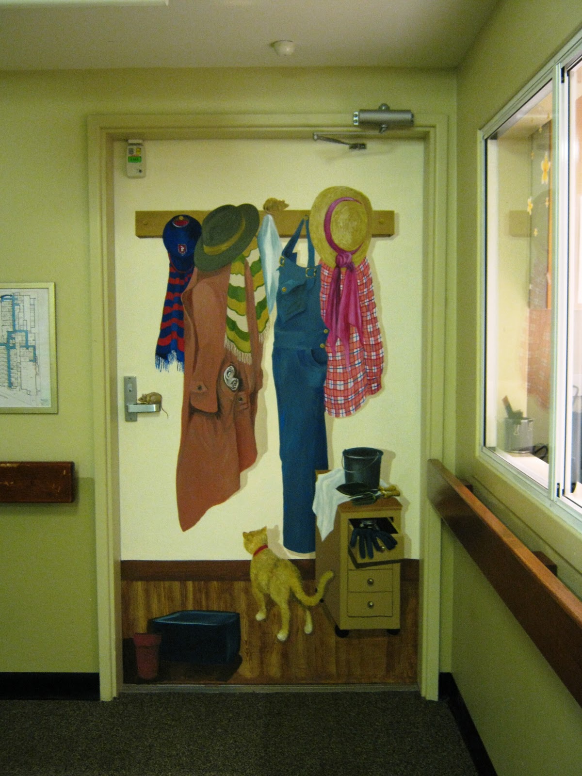 Creativity for the Creator Illusion Murals in Dementia Areas