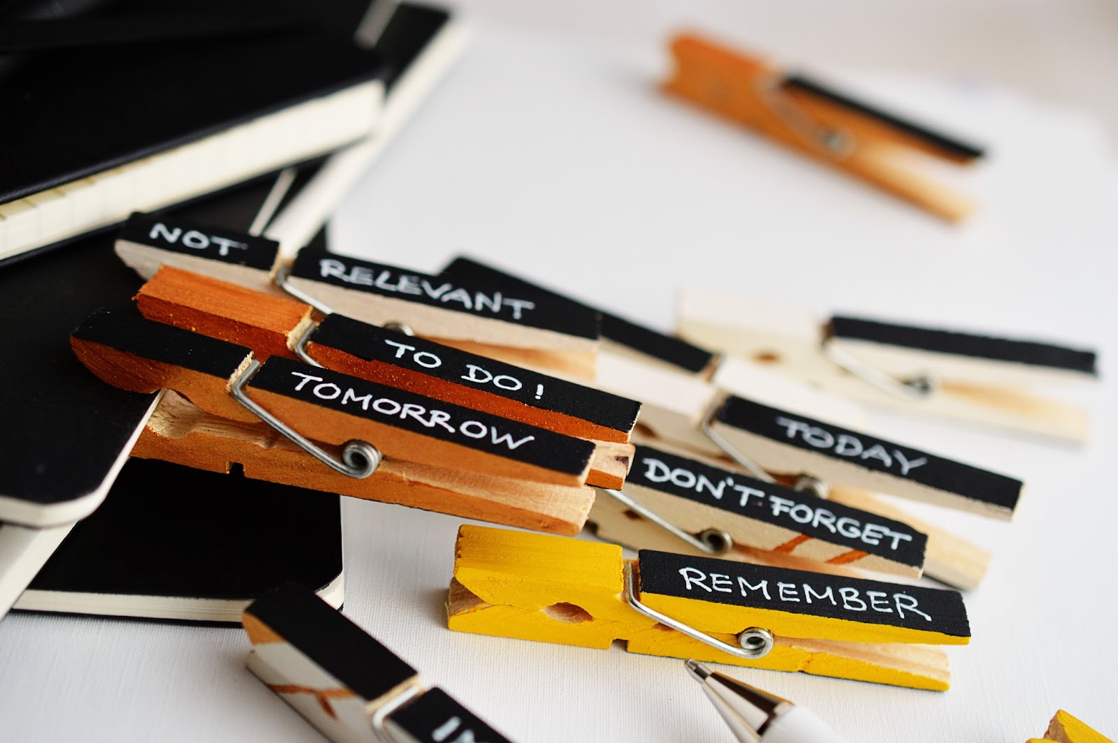 DIY Clothespin Markers | Motte's Blog