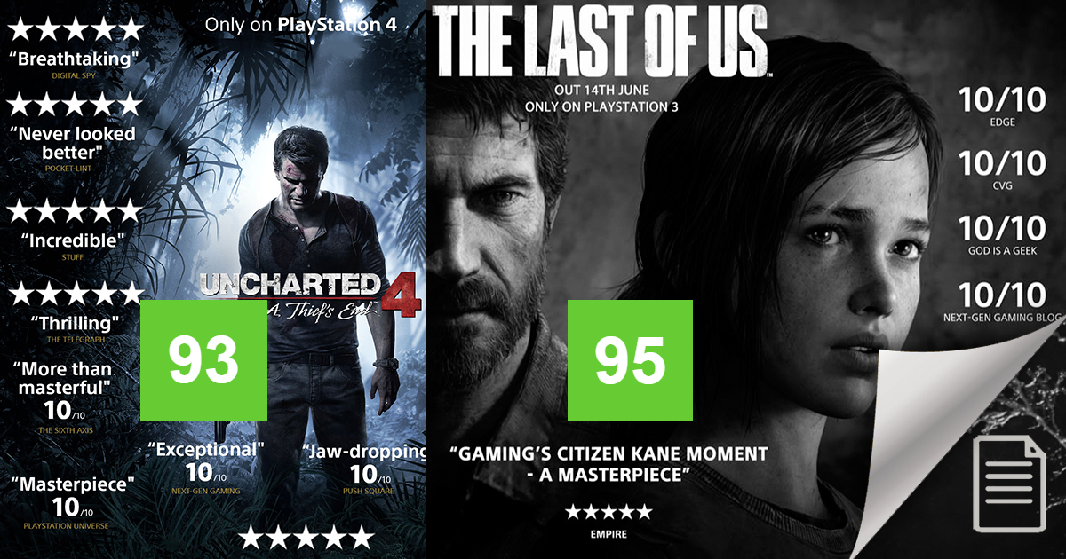 Uncharted 4 é o melhor jogo de 2016, segundo o Metacritic; veja