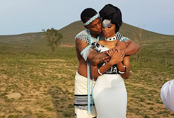 Pics! Inside Thabsie and her husband Thando Vokwana Heritage Day Wedding