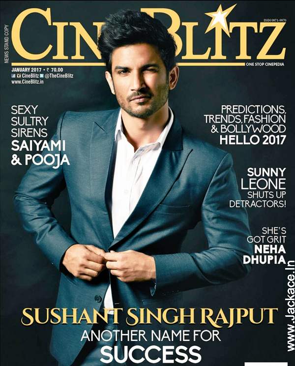 Reel Dhoni Aka Sushant Singh Rajput Graces The Cineblitz Cover