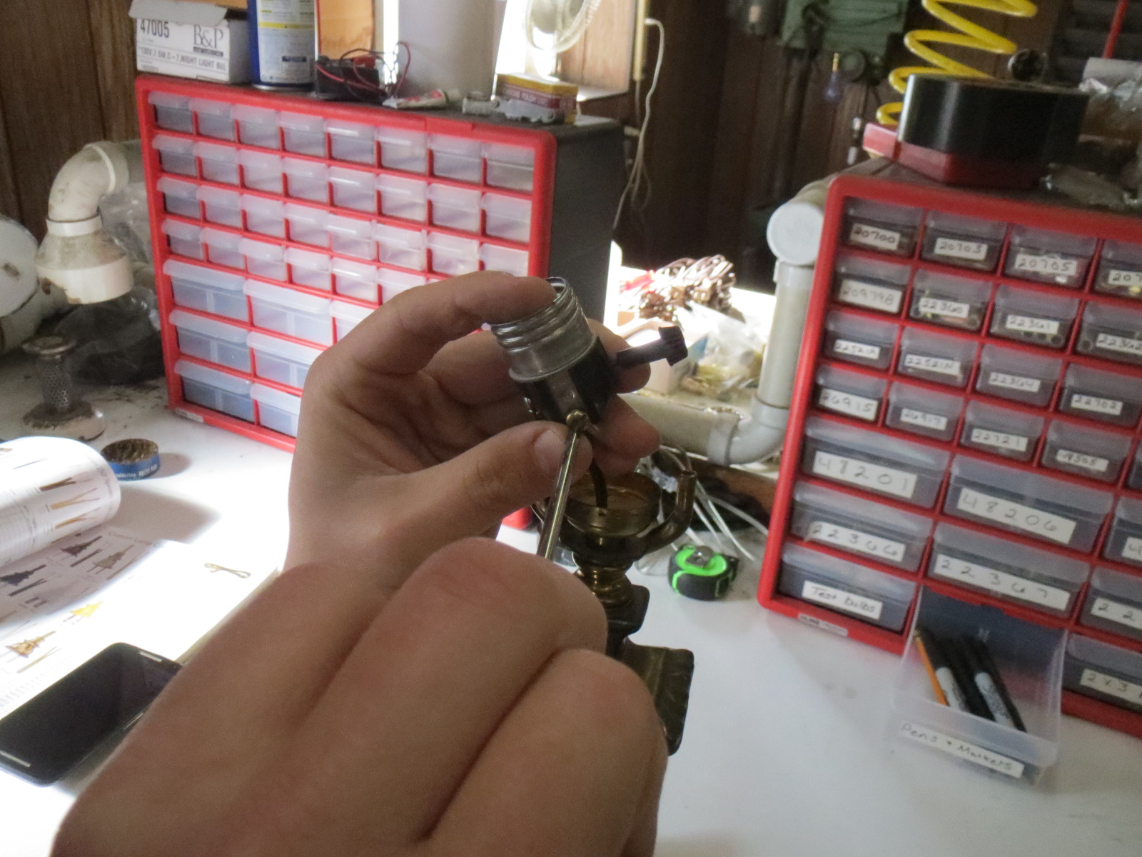 Lamp Parts and Repair Lamp Doctor Simple Cord Replacement on Table Lamp