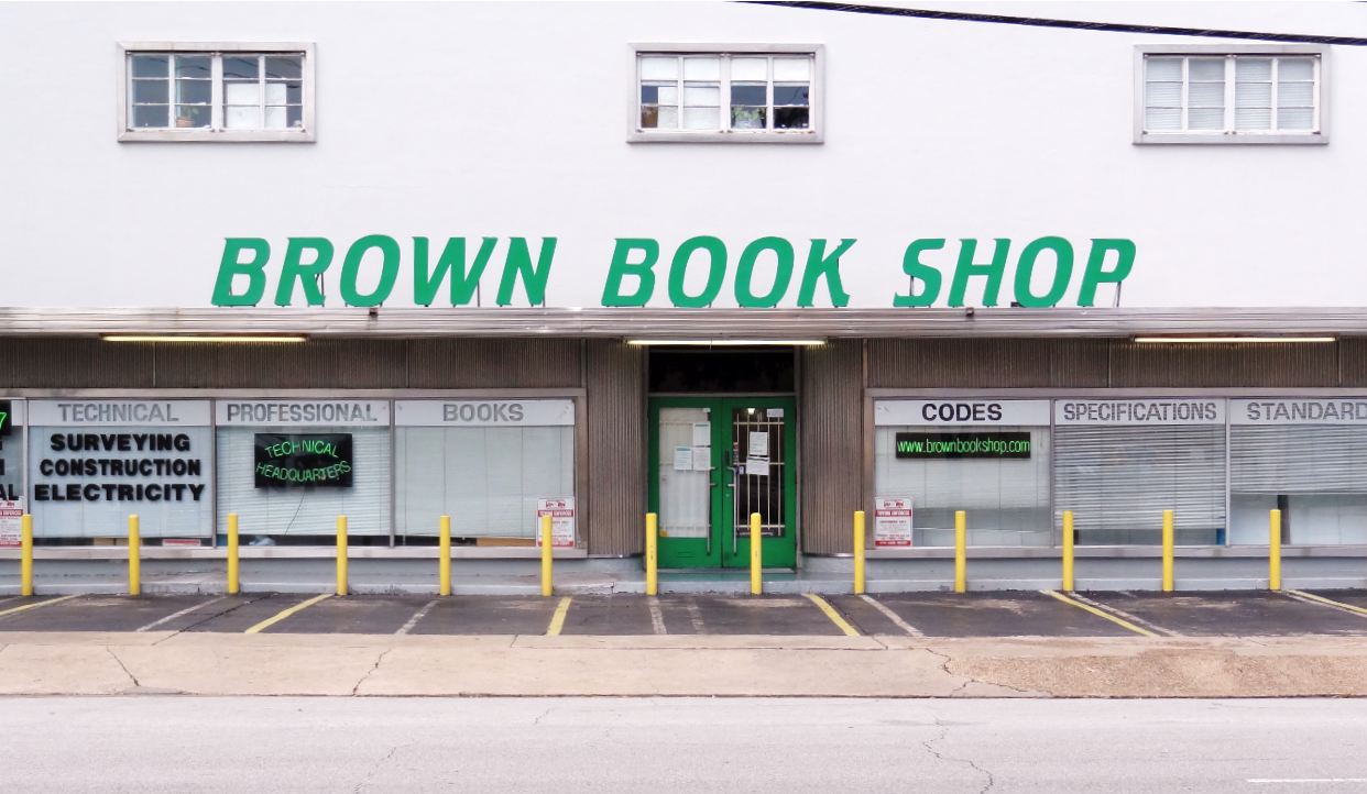 Houston in Pics Brown Book Shop technical books standards and codes