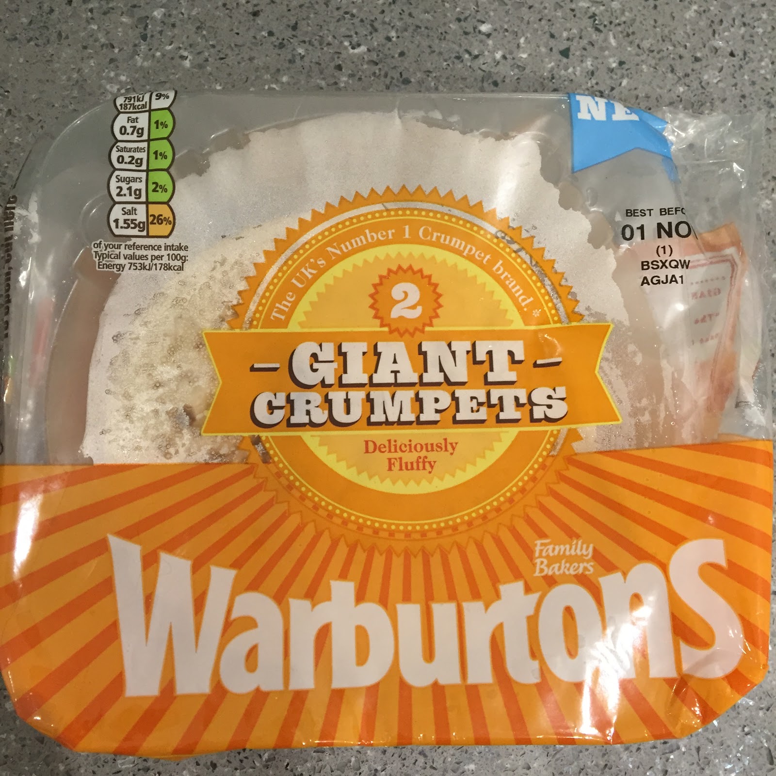 Archived Reviews From Amy Seeks New Treats: New Warburtons Giant Crumpets