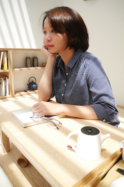 復刻-小塵埃七分袖U領開襟襯衫