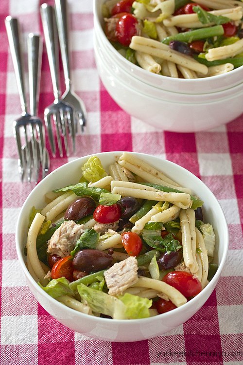 pasta salad nicoise - a modern riff on the classic composed salad