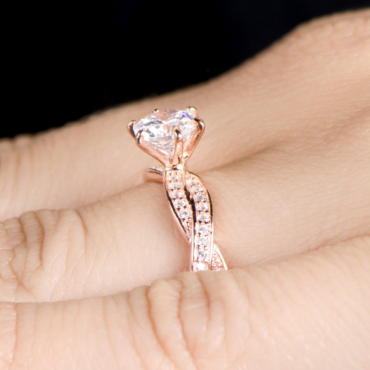 Rose Gold  Engagement  Rings  collection 2014 All the 