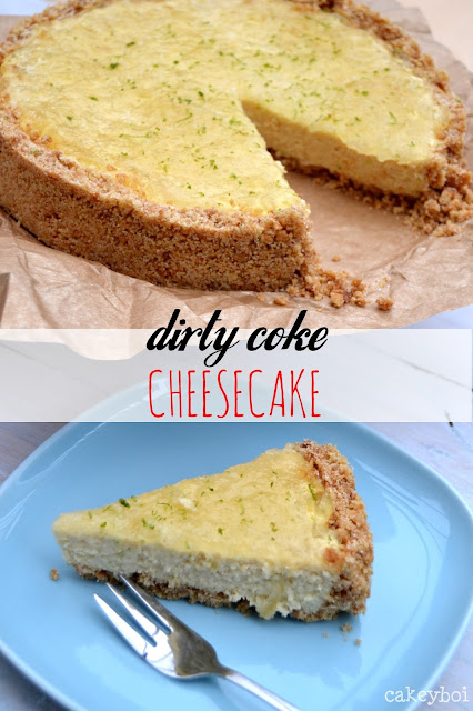 no-bake cheesecake flavoured with cola, coconut and lime
