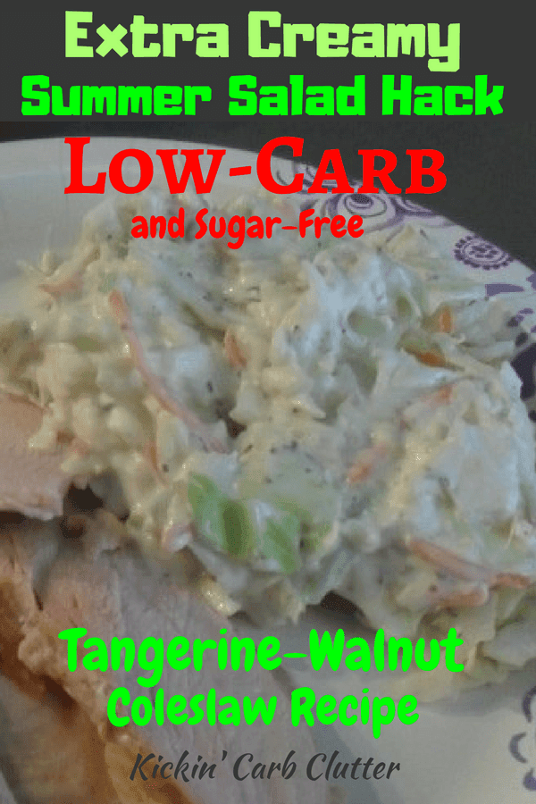 TangerineWalnut Coleslaw (LowCarb Recipe)