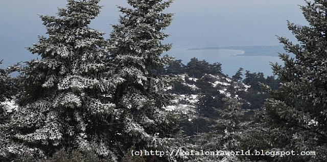Snow on Mt. Aenos, Kefalonia