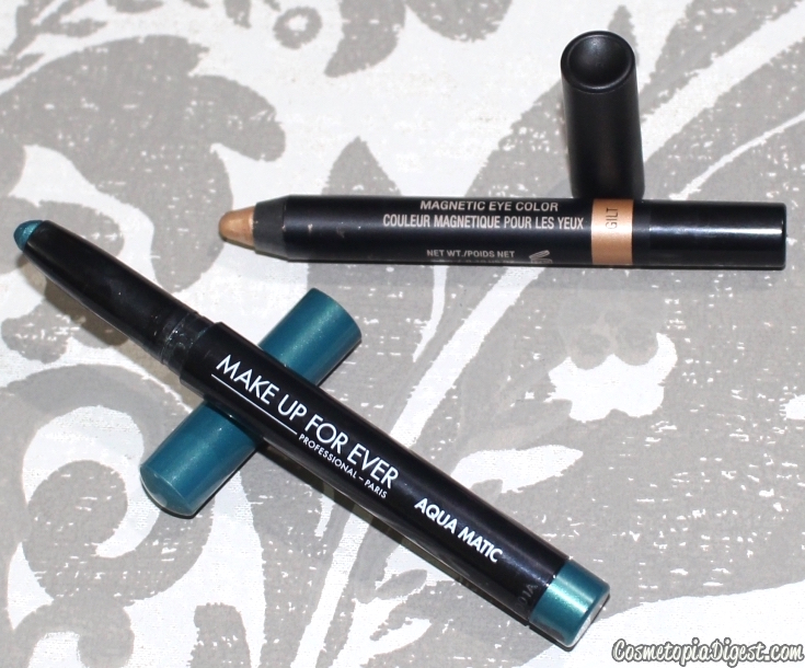 How To Work With Eyeshadow Crayons Teal Eye Makeup Look Cosmetopia