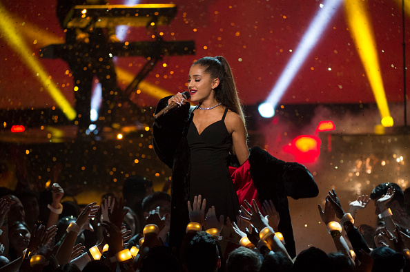 Ariana Grande wore Henri Bendel at the 2016 Radio Disney Music Awards