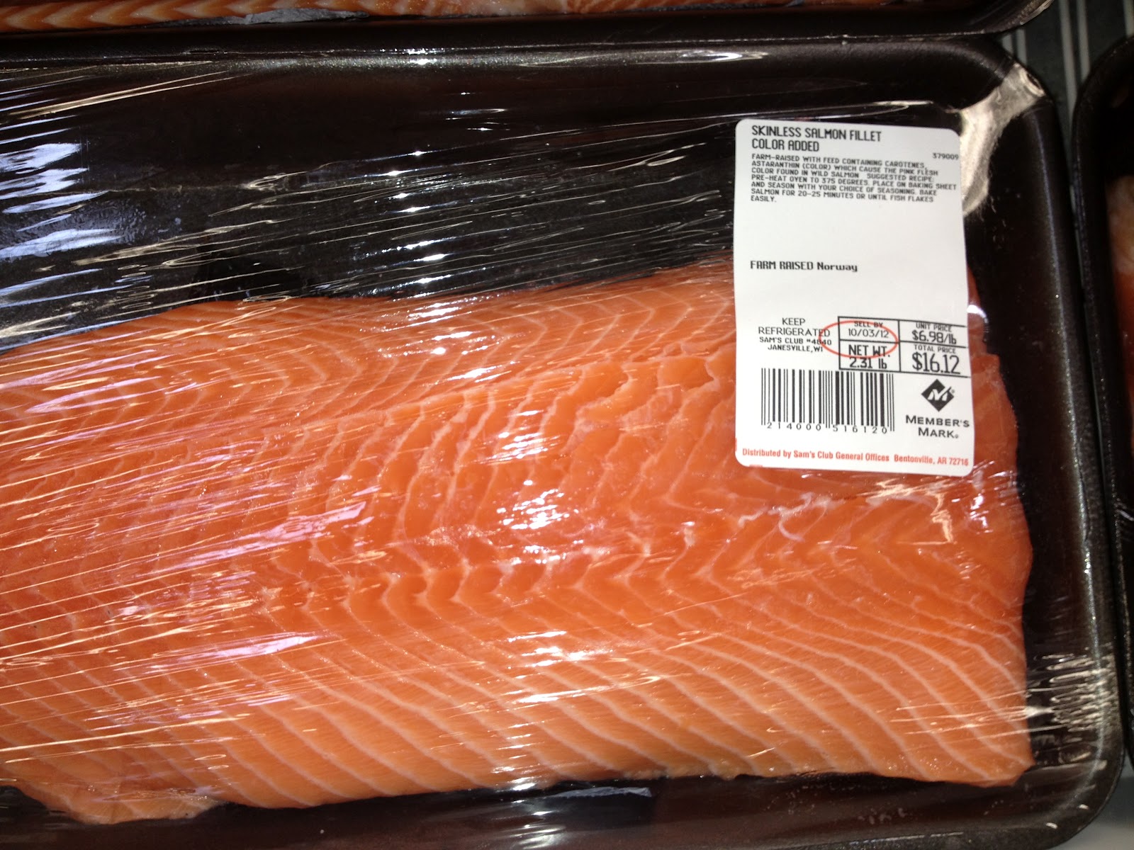 Dawn's Recipes Caramelized Salmon with Savory Mango Salsa and Cilantro