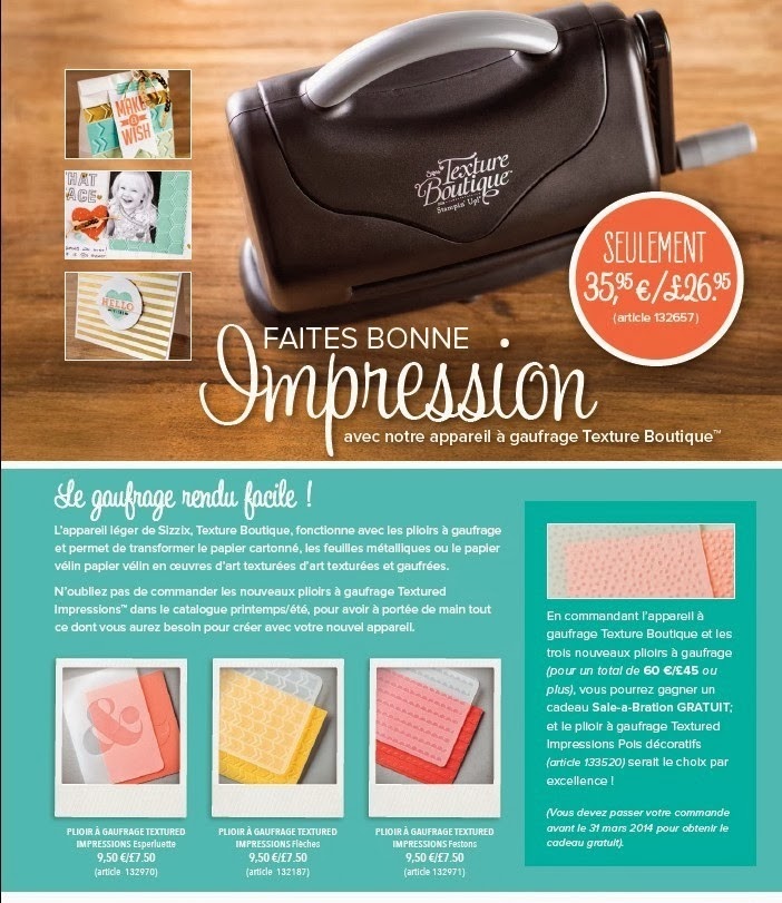 Souriscrap Texture Boutique débarque chez Stampin'Up