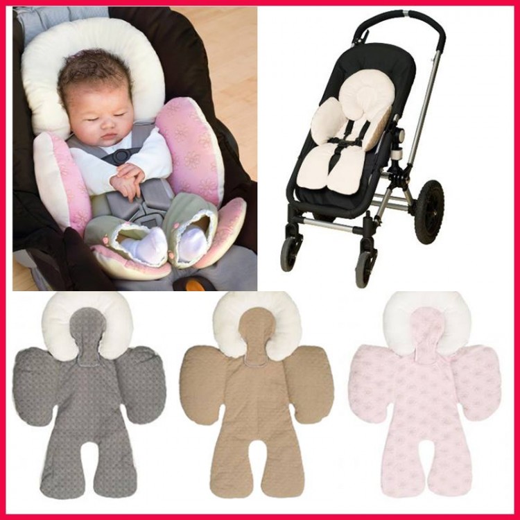 BongBongIdea JJ Cole Baby Head & Body Support Pillow Car Seat & Stroller