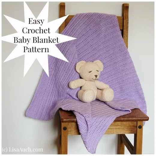 baby blanket crochet pattern FREE EASY