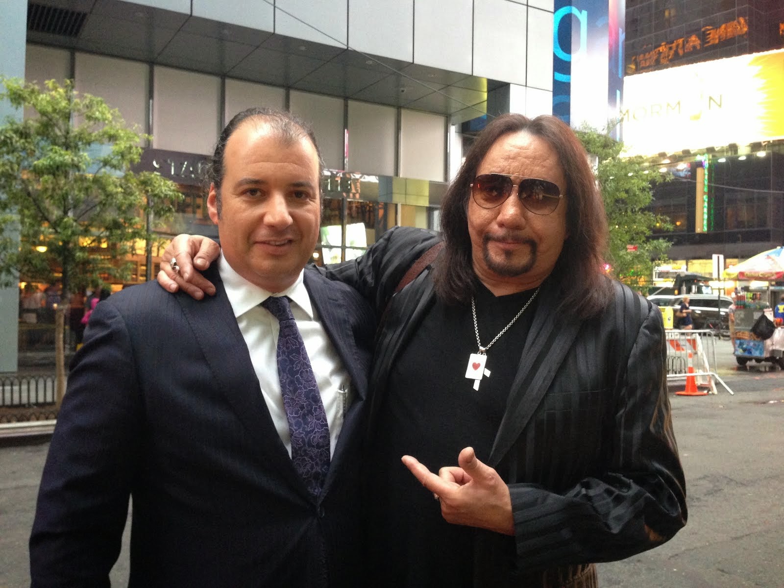 Danya Polykov and Ace Frehley (of KISS), 08.2014