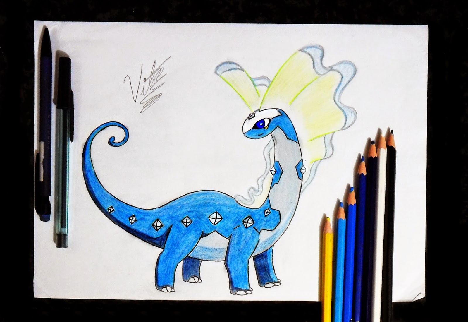 Desenho de Lugia dos Pokémon segunda geração para colorir