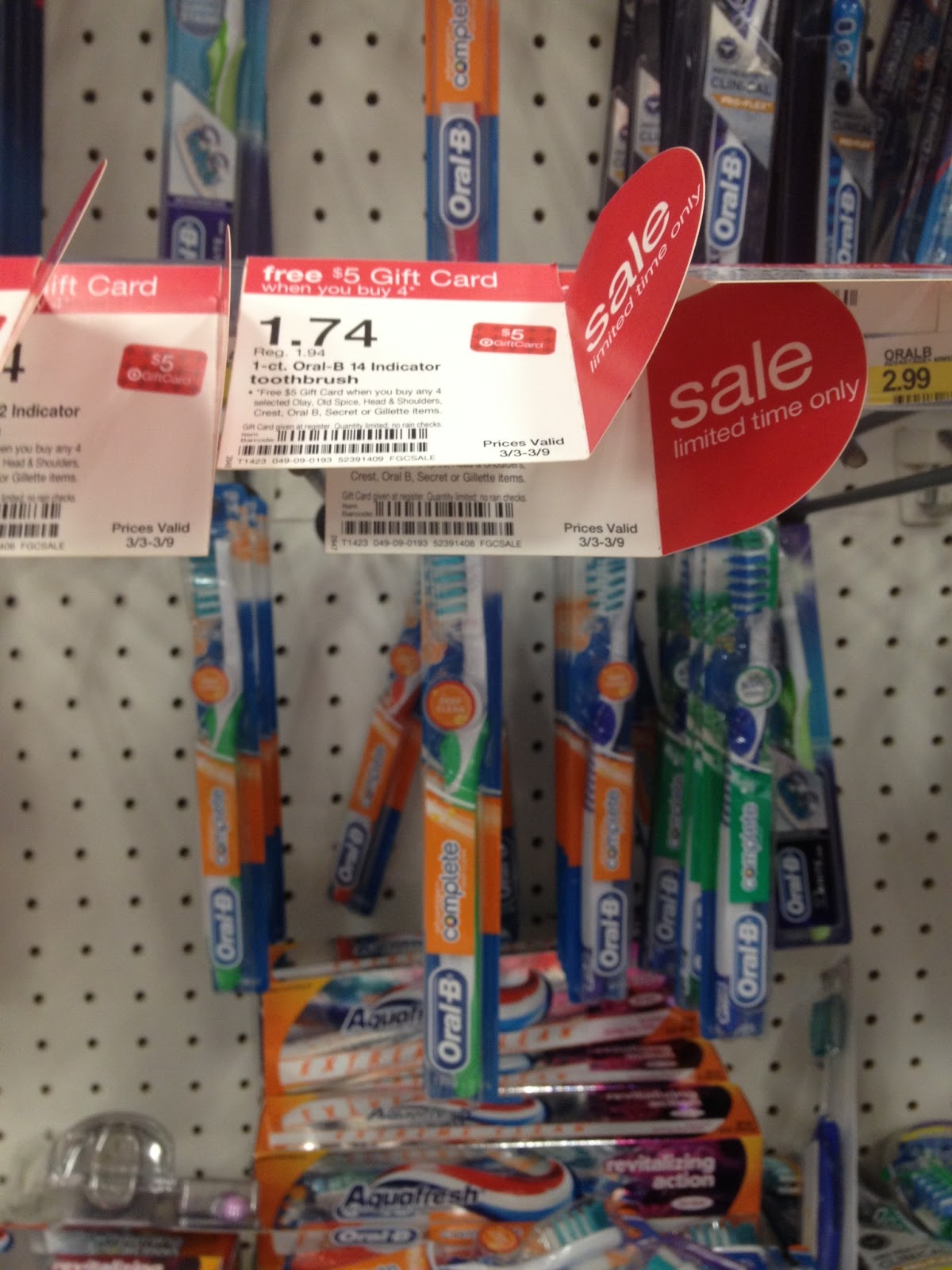 Daddy aves The Bank FREE Oral B Toothbrushes at Target