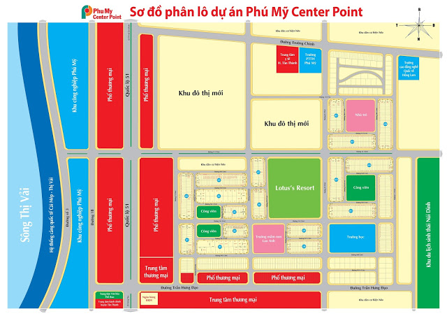 sơ đồ phân lô dự án Phú Mỹ Center Point so do phan lo du an Phu My Center Point