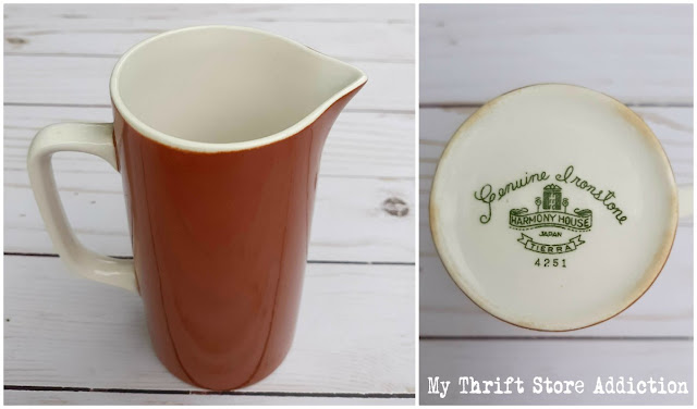 vintage ironstone creamer