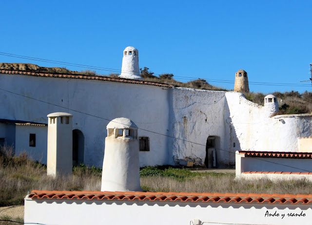 Barrio casa cuevas de Guadix