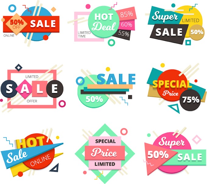 Creative special offer promotional label vector illustration