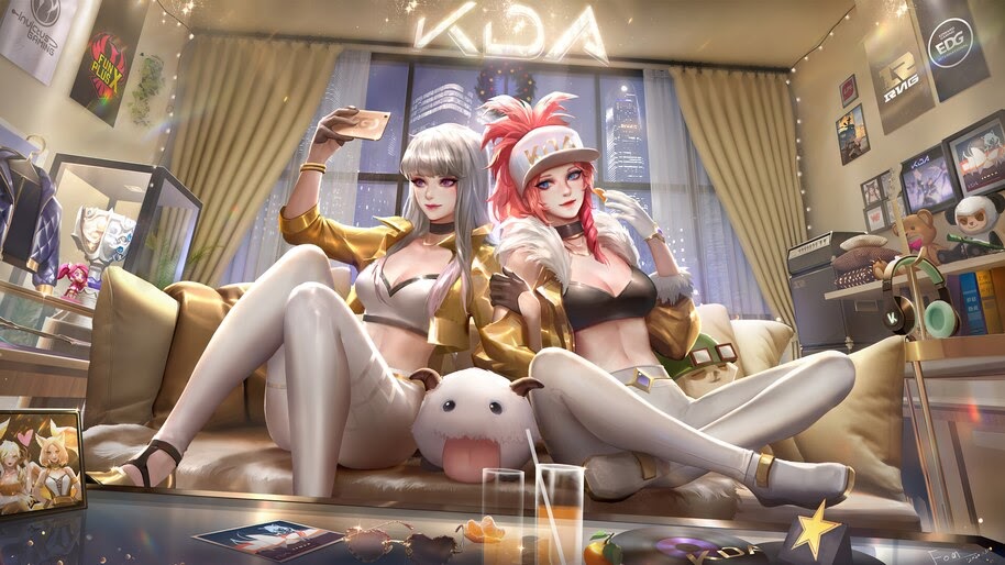 K/DA, Kai'Sa, Akali, Prestige, LoL, 4K, #7.909