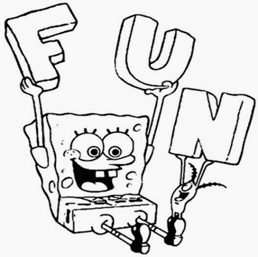 spongebob squarepants coloring sheets