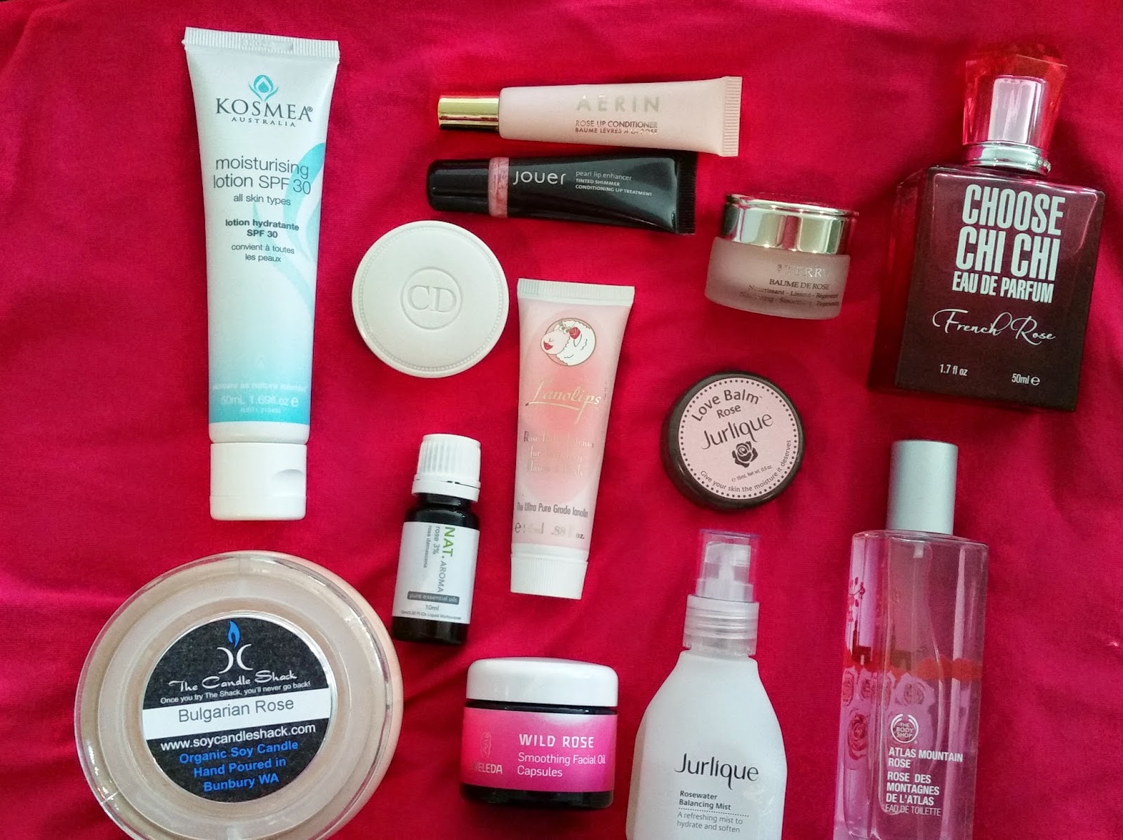 Beautifully Glossy My favourite rose scented products