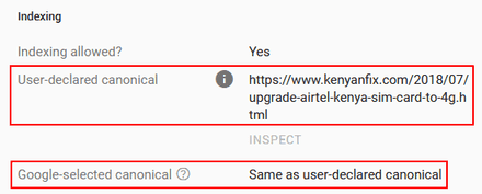 canonical url
