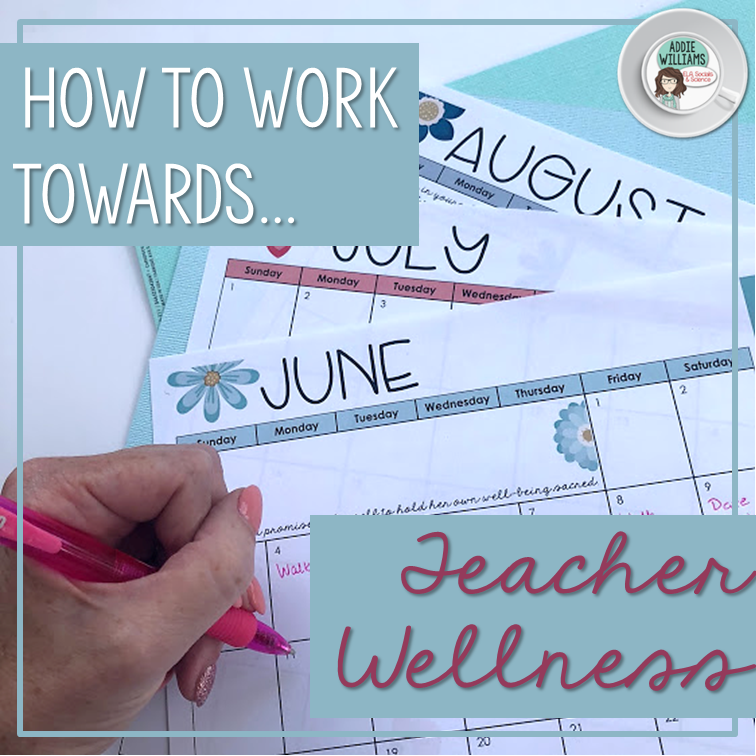 5 Teacher Wellness Tips The Secondary English Coffee Shop