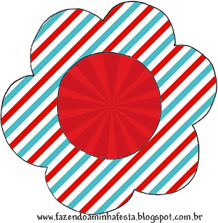 Light Blue, Red and White Stripes Toppers or Free Printable Candy Bar Labels. Light Blue, Red and White Stripes Toppers or Free Printable Candy Bar Labels.