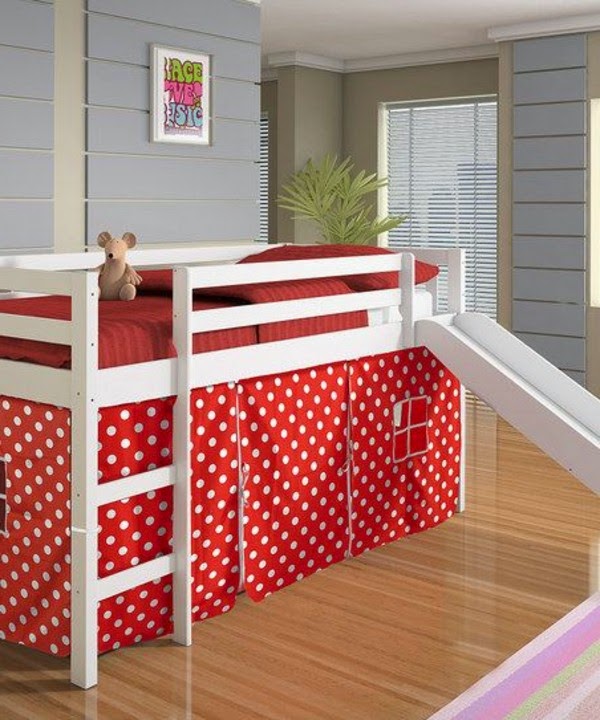 Kids bed with slide &#8211; amazing photos