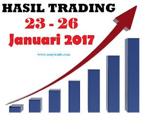 Hasil Trading 23 - 26 Januari 2017