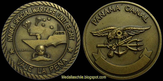 medalla Navy SEALS Unidad 8 Buzos tacticos