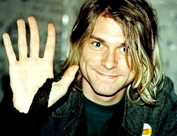 Kurt Cobain Foto de Kurt Cobain sonriendo