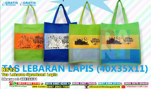 Tas Lebaran Spunbond Lapis