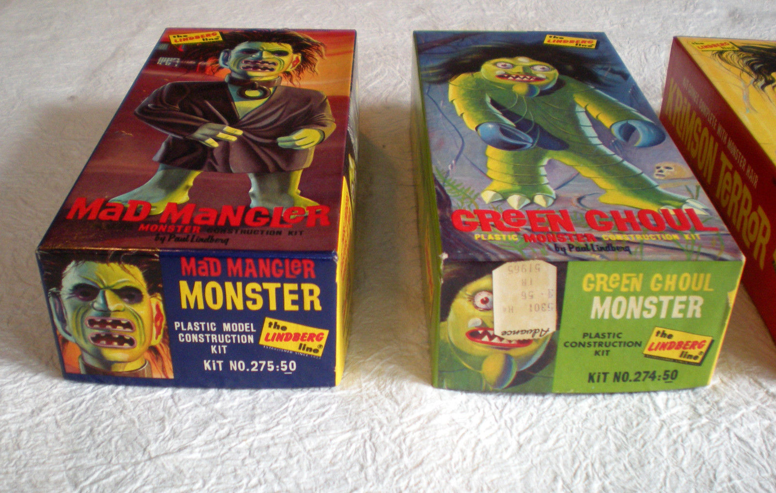 WORLD OF MONSTERS VINTAGE LINDBERG MONSTER MODELS