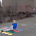 Kinderen leven zich uit met E-tegelspel in wijk Het Oostrik in Deventer