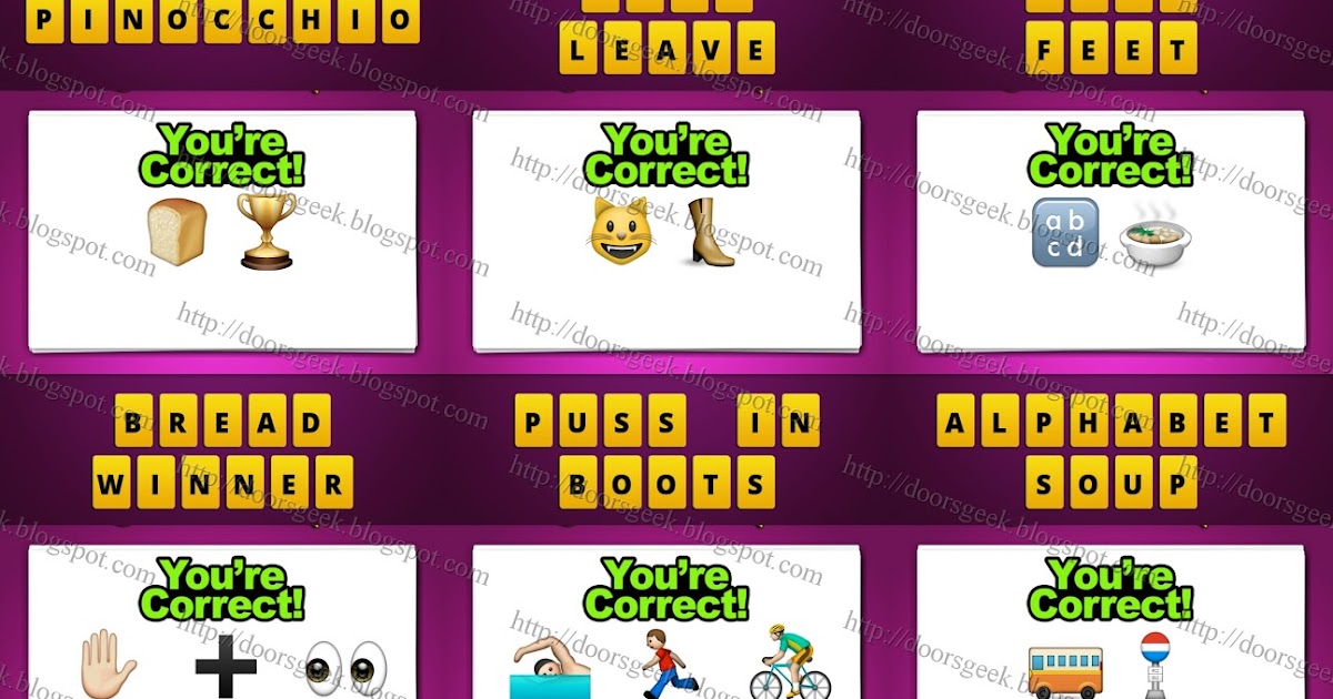 Dejlig færdig Mart Guess The Emoji [Level 27] Answers and Cheats ~ Doors Geek