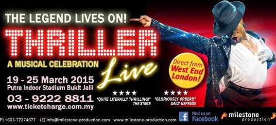 [Upcoming Event] Thriller LIVE in Malaysia : Music Celebration of Michael Jackson