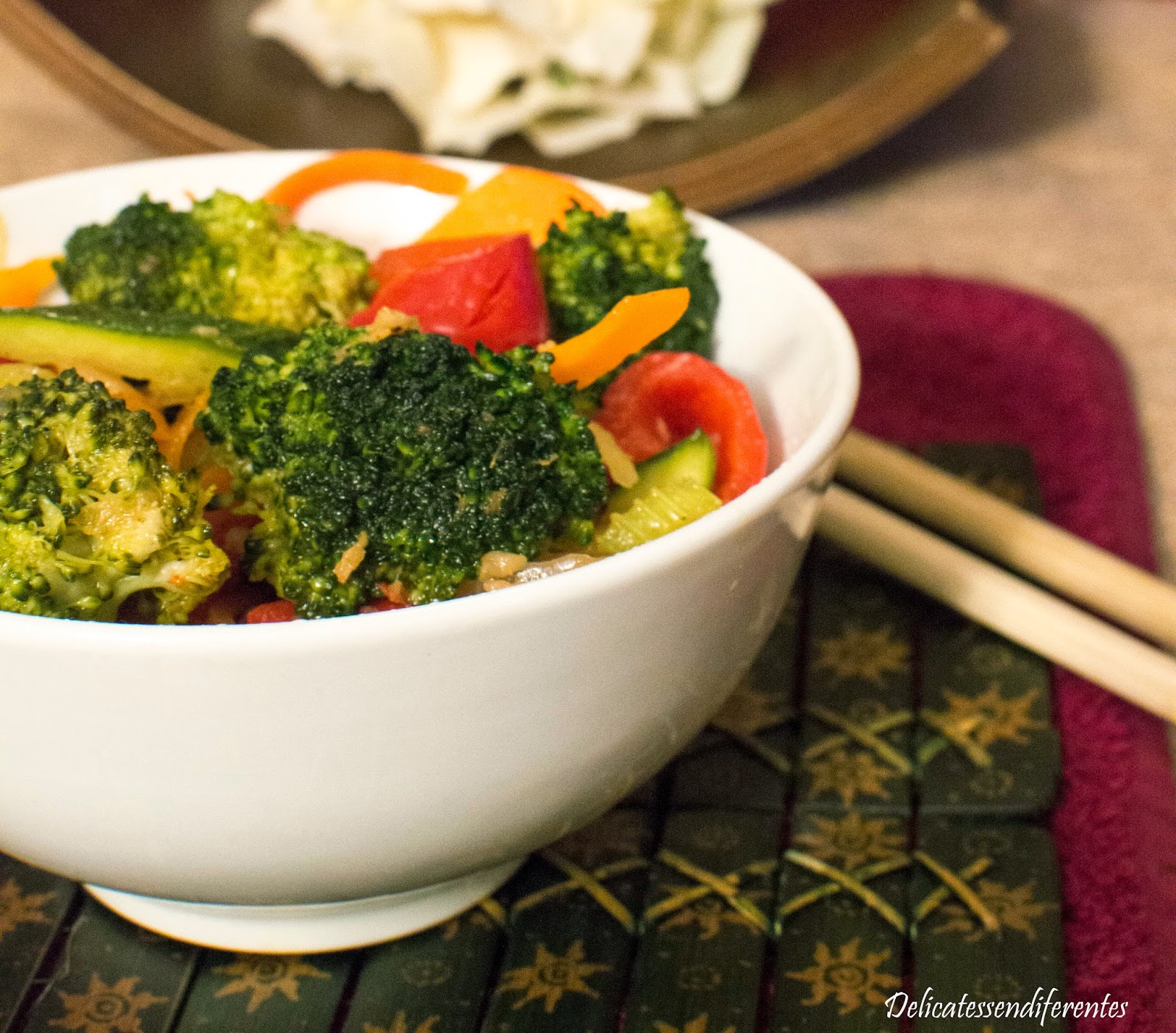 wok de verduras oriental