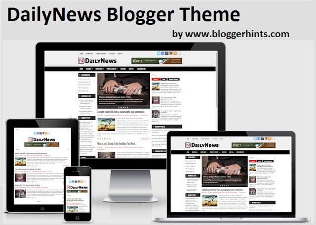 DailyNews Free Blogger Template