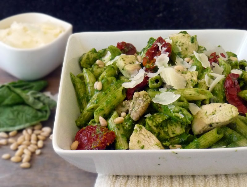 Creamy Pesto Chicken Pasta Life Tastes Good
