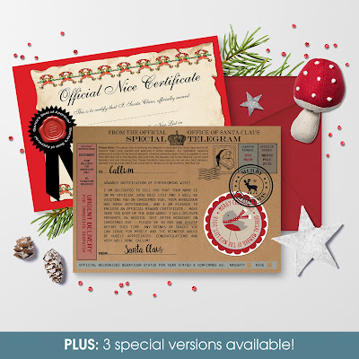 personalised Santa Letters and Telegrams from PhotoFairytales