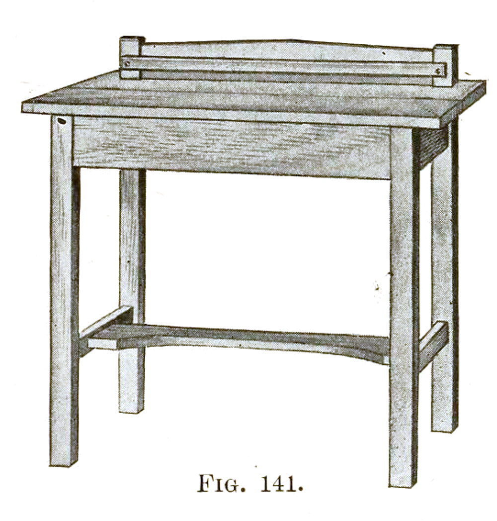 Mission Style Writing Desk Plans How To Build A Mission Writing