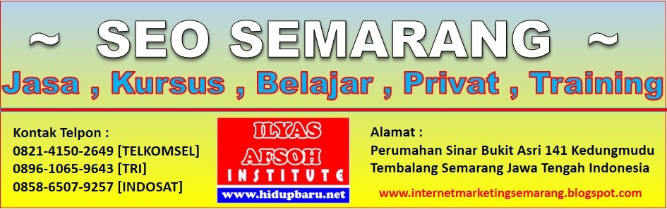Belajar SEO di Semarang [TELKOMSEL] 0821-4150-2649