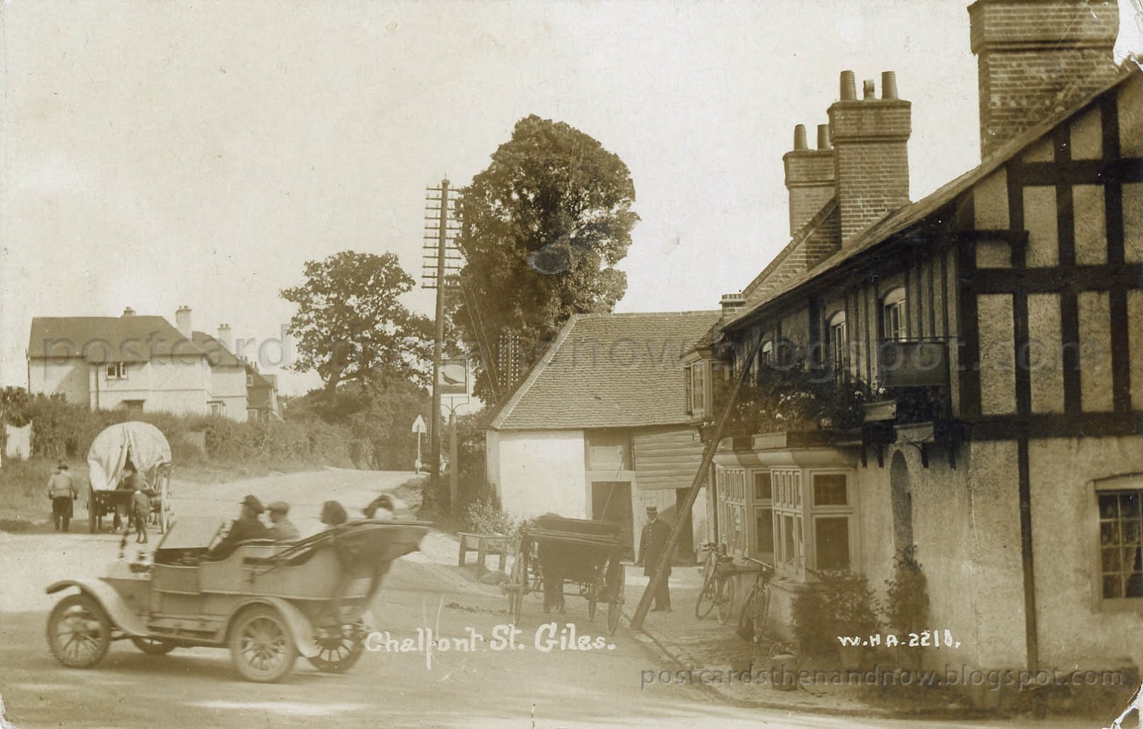 Postcards Then and Now Chalfont St Giles, Bucks, c1912
