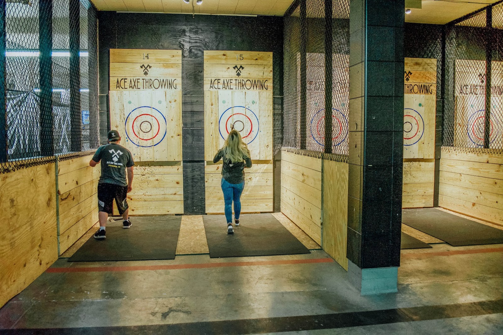 Family Bonding Over Axe Throwing Family Bonding Over Axe Throwing